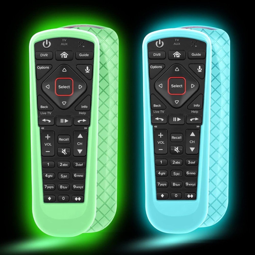 2 Pack Remote Cover for Dish Network Control 52.0/54.0, Green and Blue