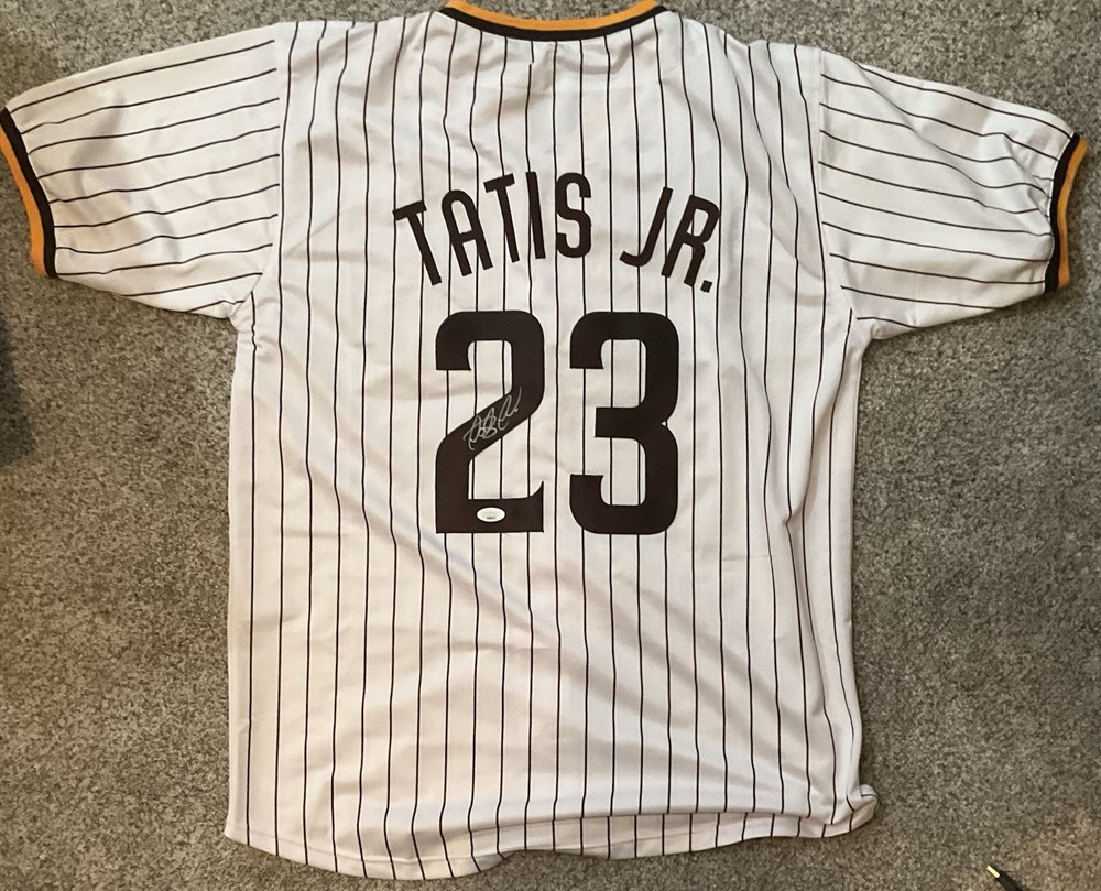 Fernando Tatis Jr Autographed Jersey JSA Certified