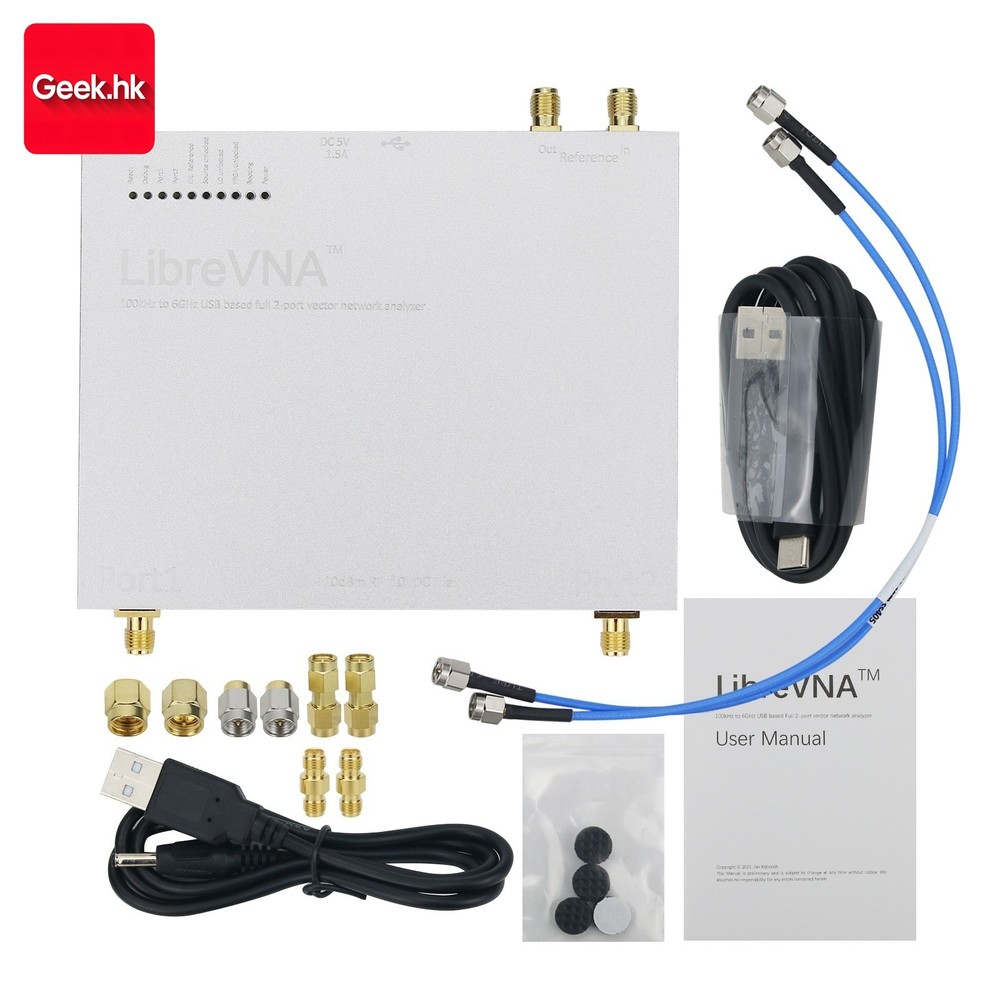 LibreVNA 100KHz To 6GHz USB Based Full 2-Port Vector Network Analyzer For Radios