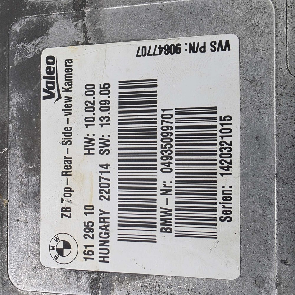 2009-2019 BMW 750i Top Rear View Camera Control Module 04935099701