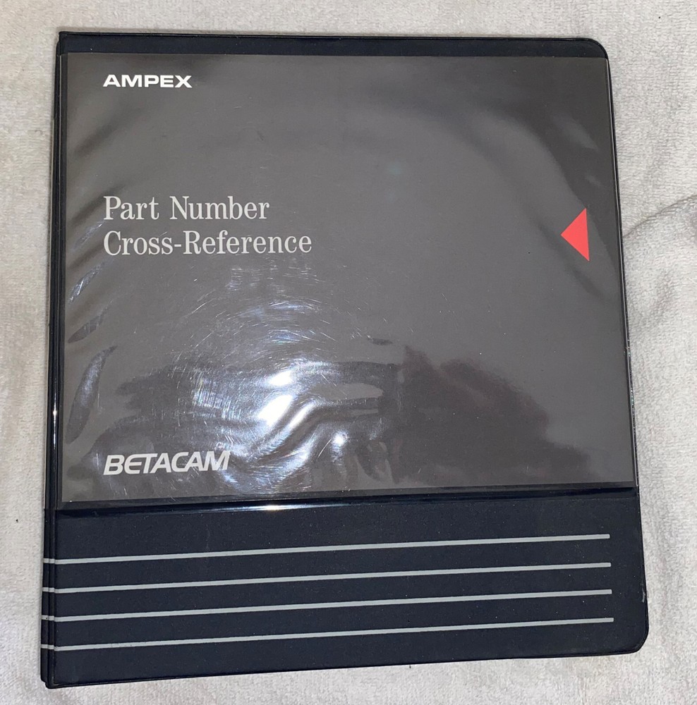 AMPEX PART NUMBER CROSS REFERENCE Manual