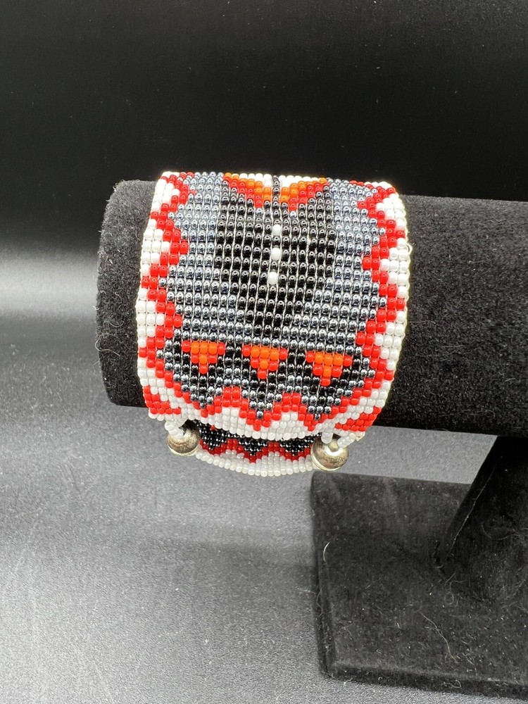 Beaded Bracelet Native American Styled Handmade Pattern