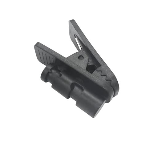 Adjustable Lapel Clip Replacement for Lavalier Microphone - 8 Pack, Earpiece Hol