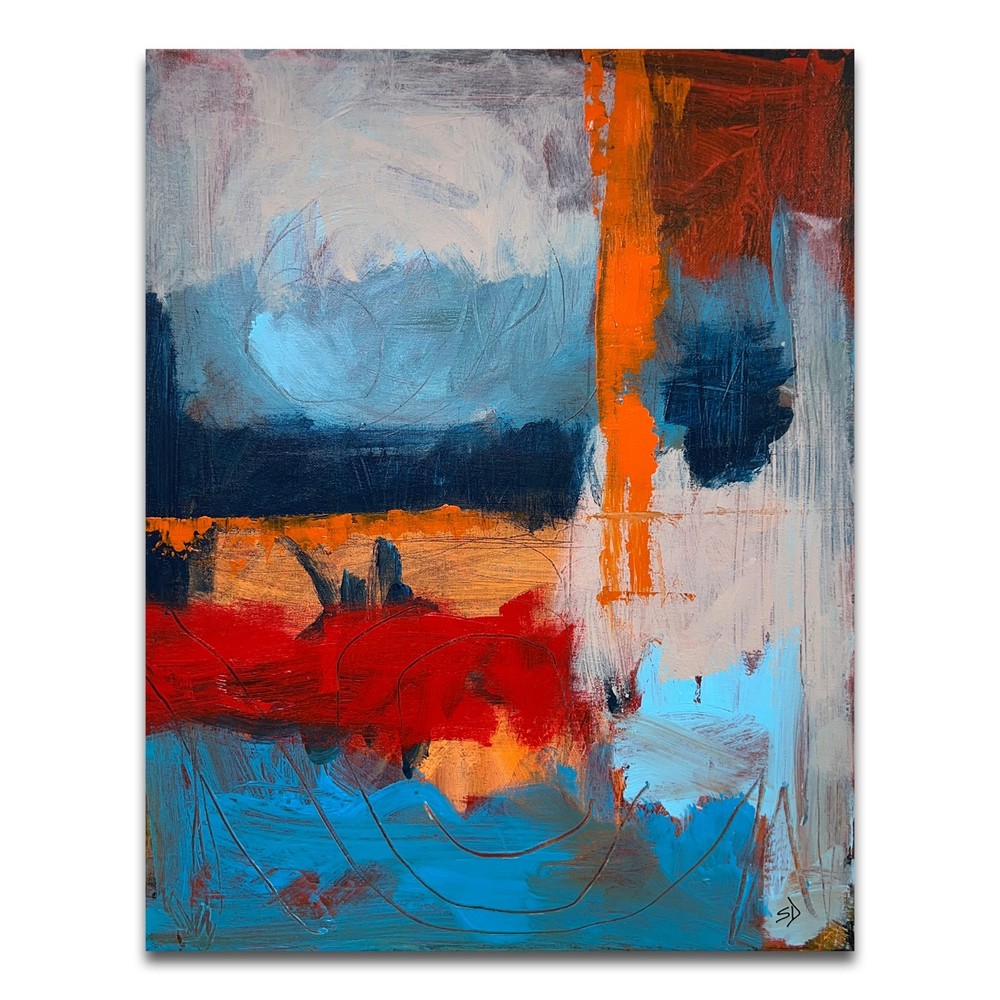 Original Abstract Expressionist Painting  | Acrylic on Canvas | Signed | 16x20