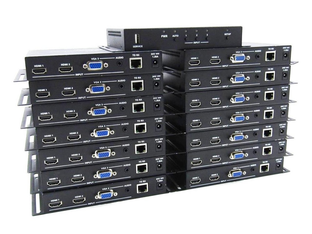15x Crestron HD-TX-301-C-E Multiformat Switch and Extender Transmitters