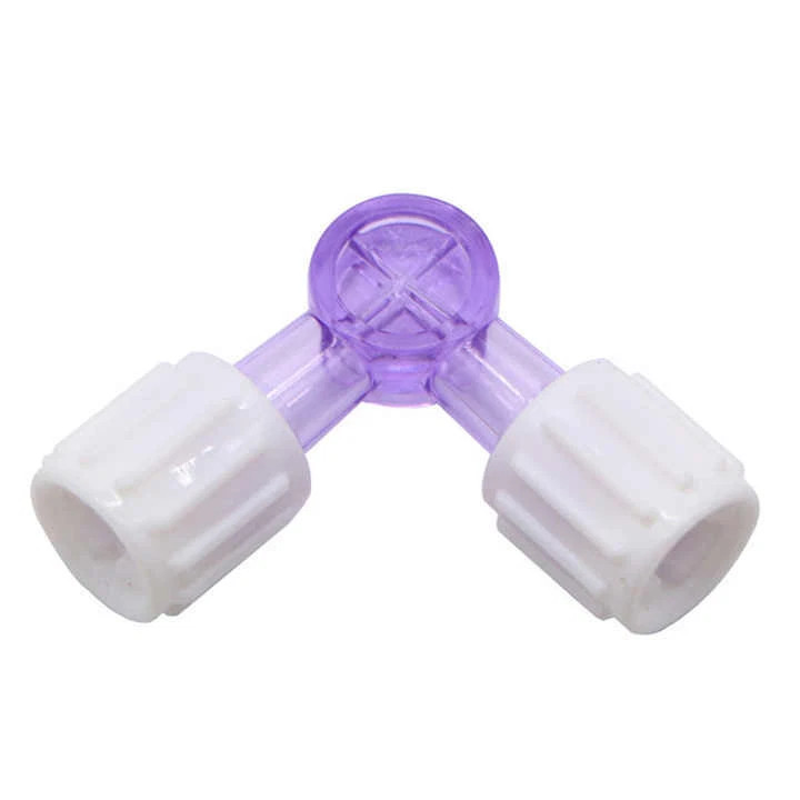 10 PCs 2-Way Stopcock Luer Lock Connection Adapter