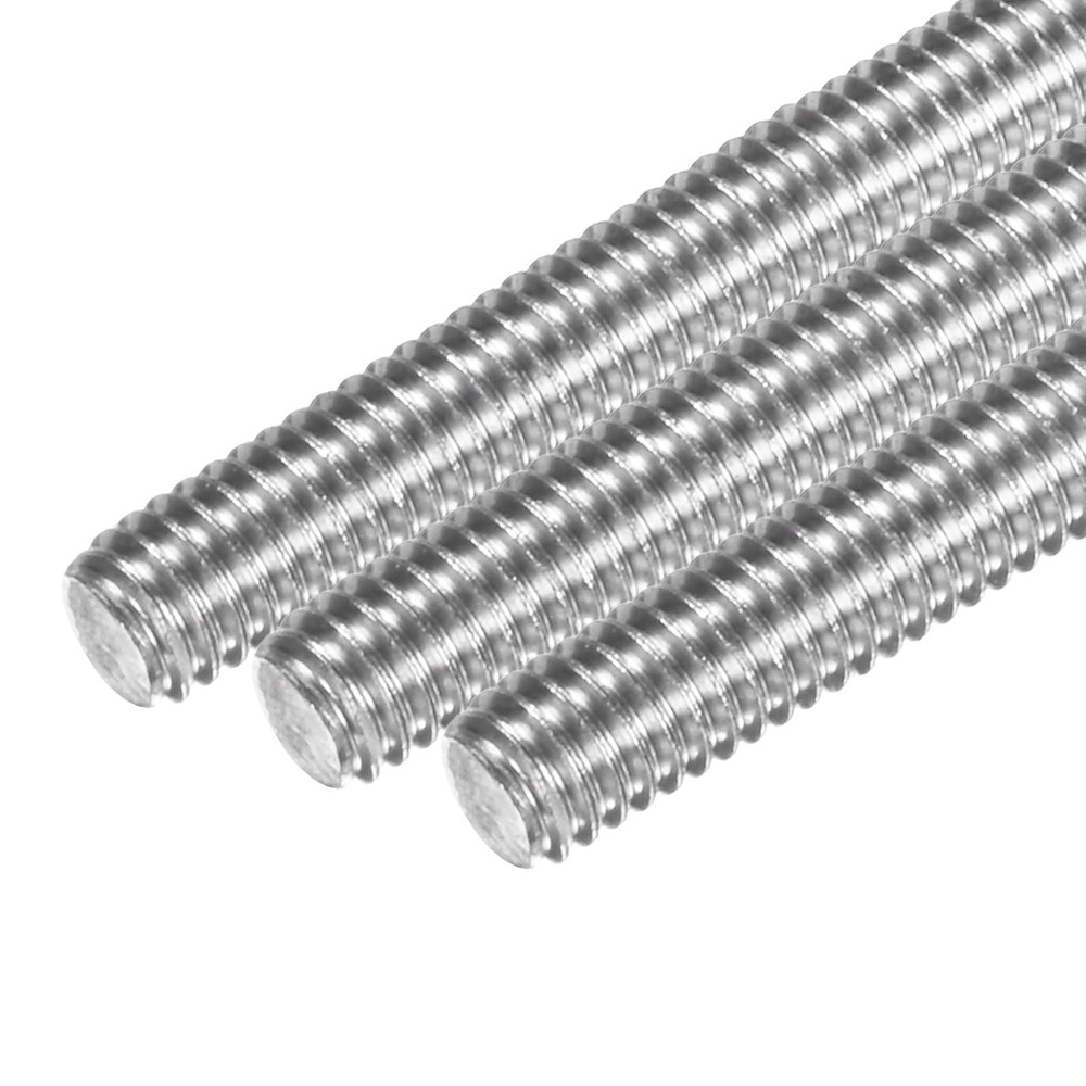 12-Pack Fully Threaded Rod, M4x30mm Stainless Steel Right Hand Thread Bar Studs