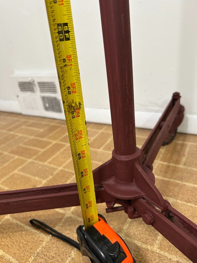 Mole-Richardson Baby Wheeled Studio Light Stand With Head & Mathew 40" Arms