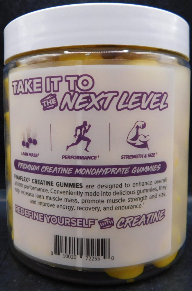 Finaflex Creatine Gummies, 120 Count Gummies, Exp. 3/27