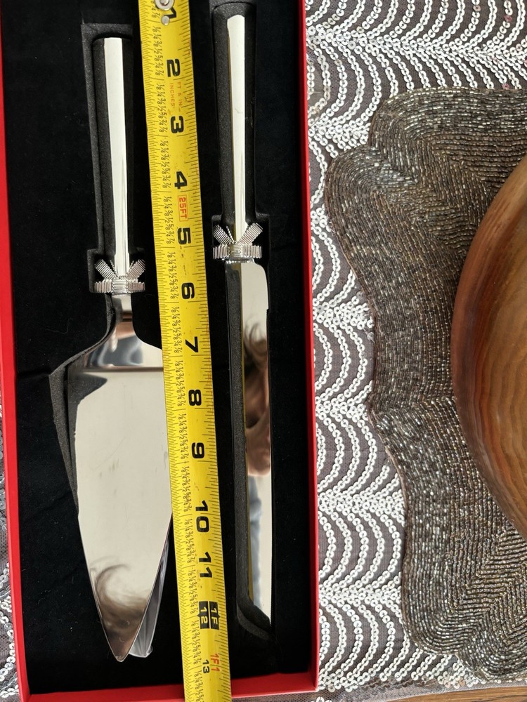 Kate Spade by Lenox Silver Cake Knife and Server