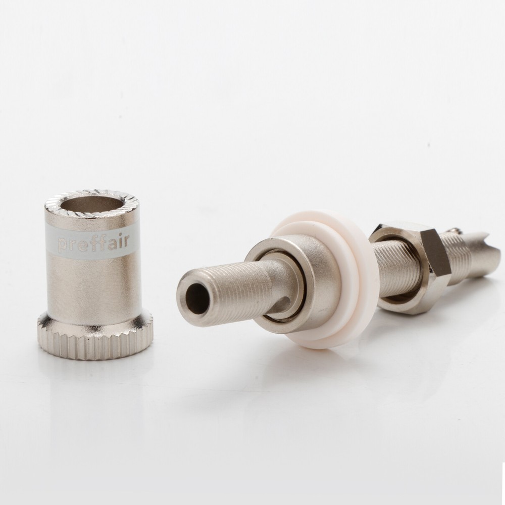 8pcs HIFI Binding Post Rhodium Plating Long Thread Terminal Speaker Plug Adapter