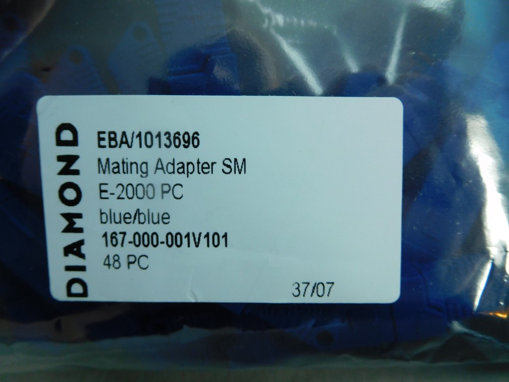 Diamond E-2000 PC Blue/Blue Mating Adapter SM 48each