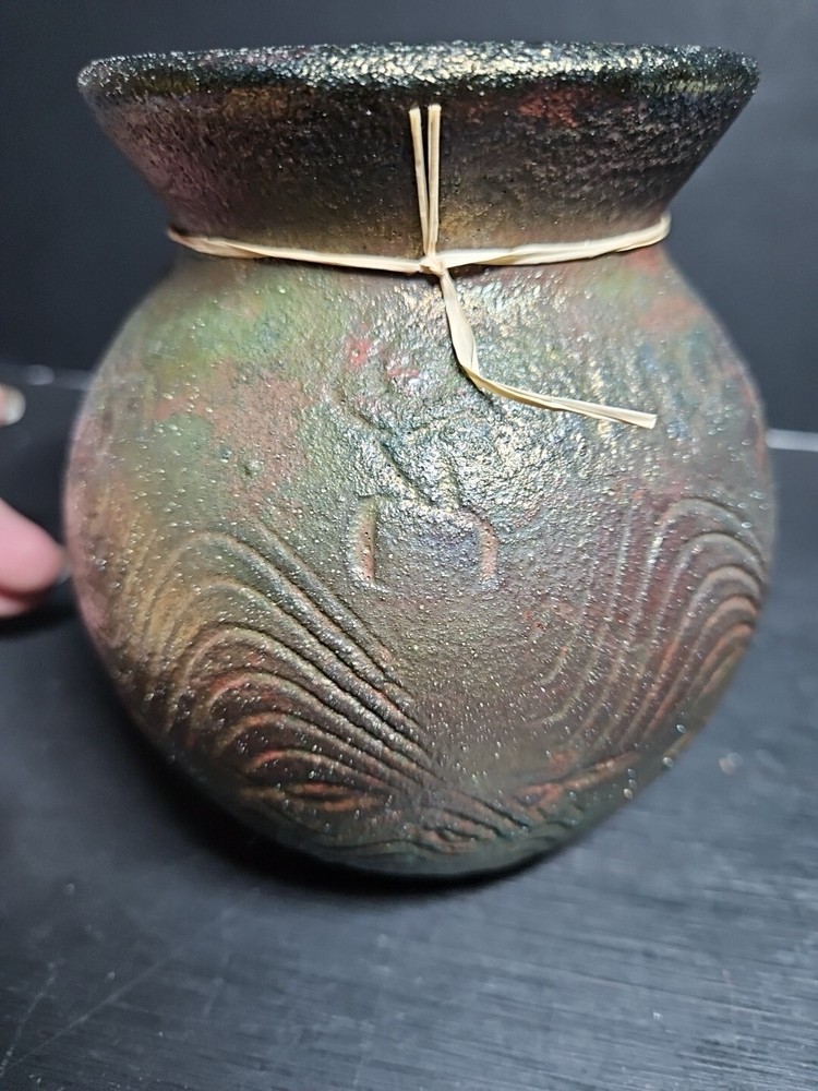 Robert Parrish Raku Vase
