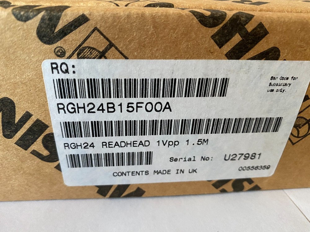 Renishaw RGH24B15F00A readhead 1vpp 1.5m incremental encoder
