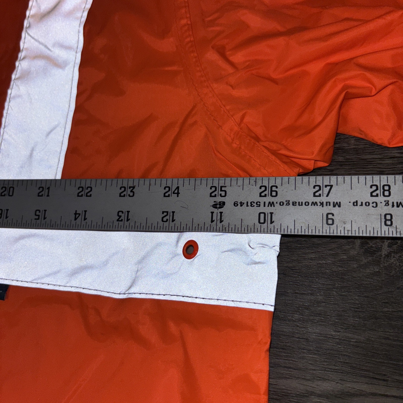 Portwest UH440 Hi-Vis Orange Rain Jacket XL Reflective Work Safety Logo