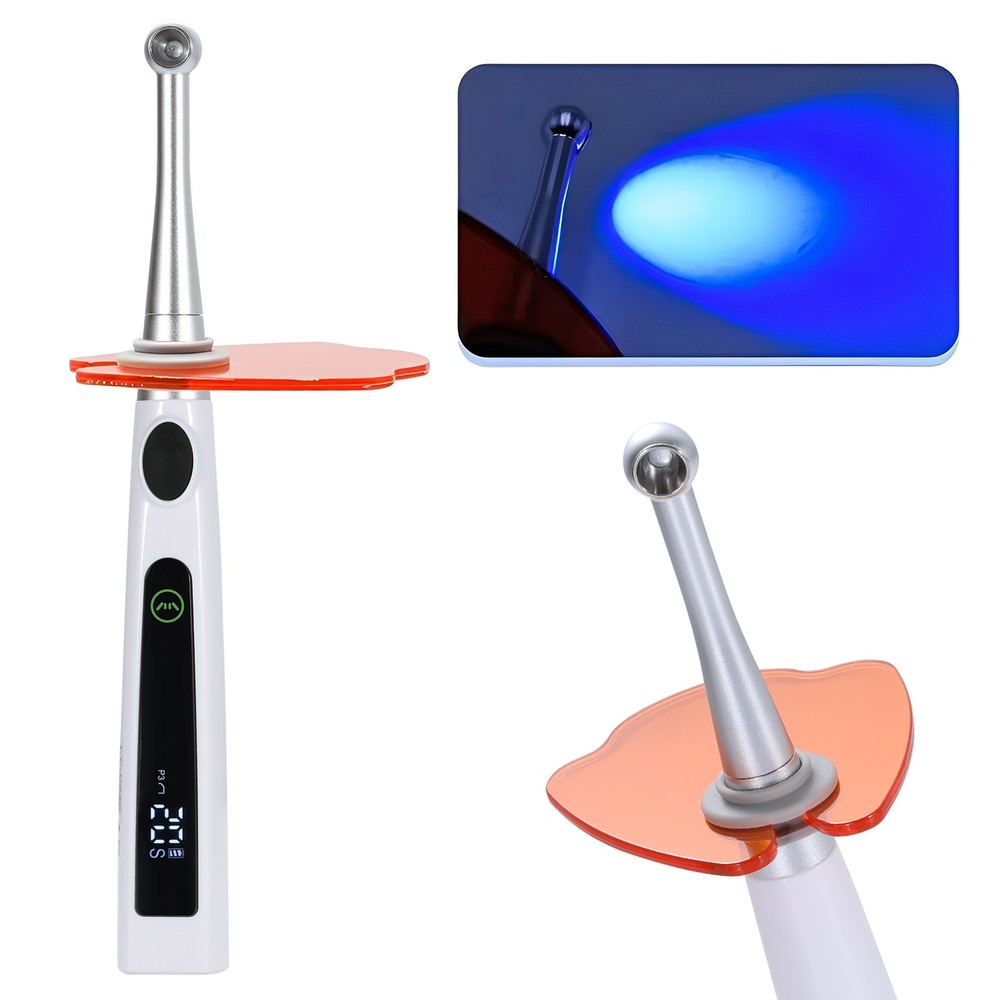 Dental LED Light Cure Lamp Cordless 1 Second Fast Curing Light 4 Modes