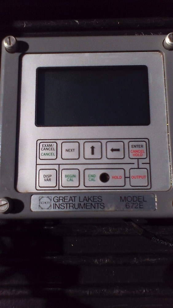 GREAT LAKES INSTRUMENTS ANALYZER Electrodeless CONDUCTIVITY , MODEL 672E