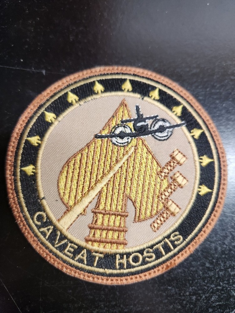 US Air Force 11th Intelligence Squadron Patch CAVEAT HOSTIS ISR Drone