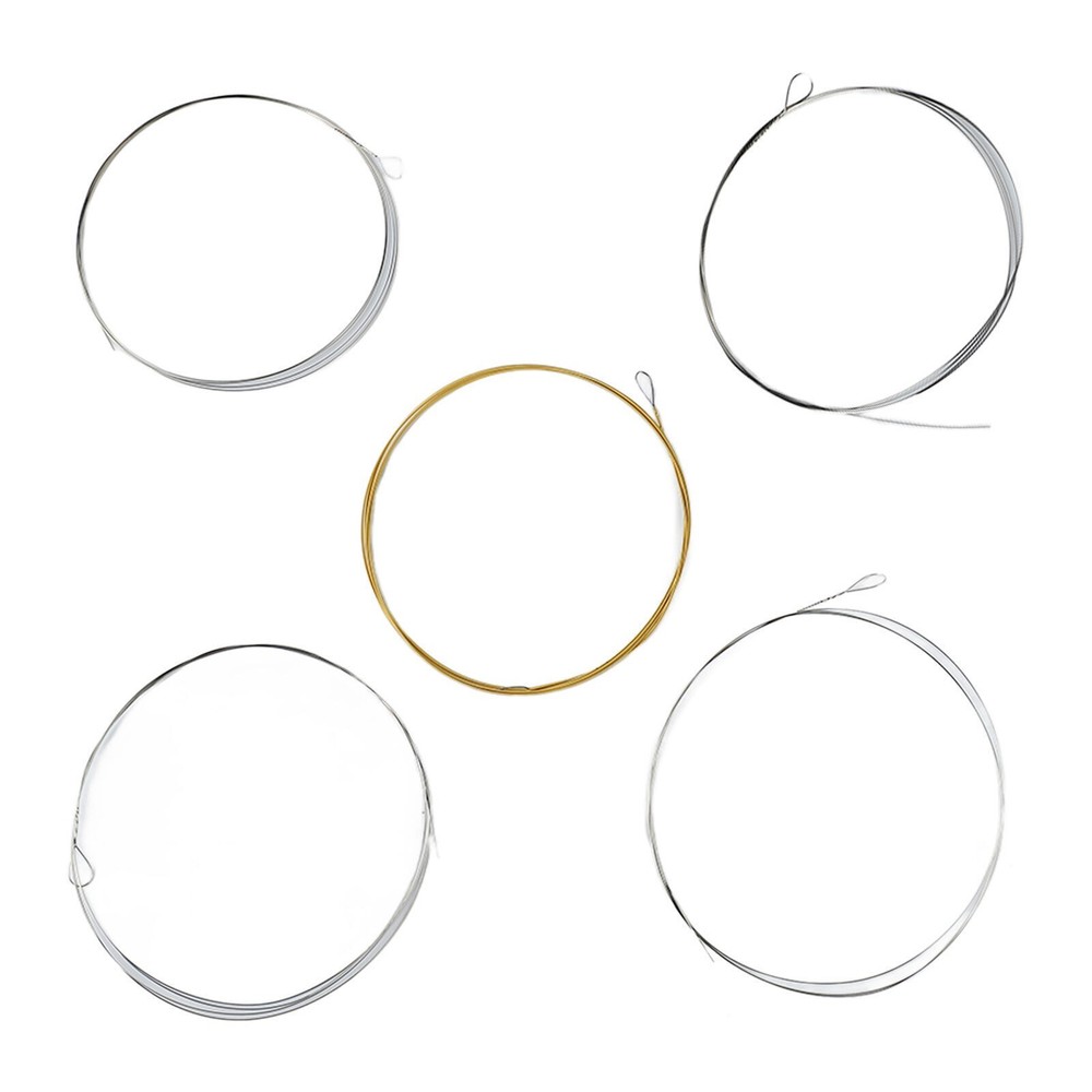 5 String Banjo String Stainless Steel Full Resonance Thick High Notes Strings