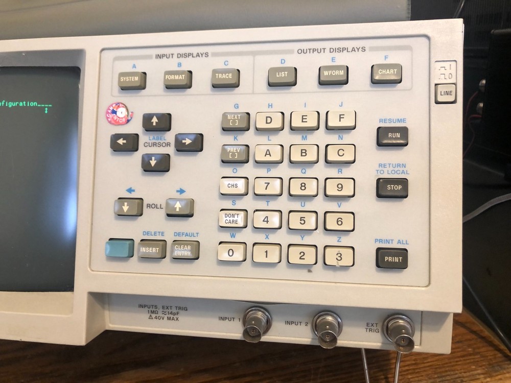 HP 1631D 43 state & 16 timing channels Logic Analyzer & Digitizing Oscilloscope