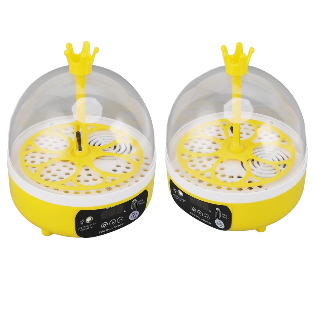 Egg Incubator, Automatic Temperature Control 4 Eggs Chicken Egg Incubator Portab