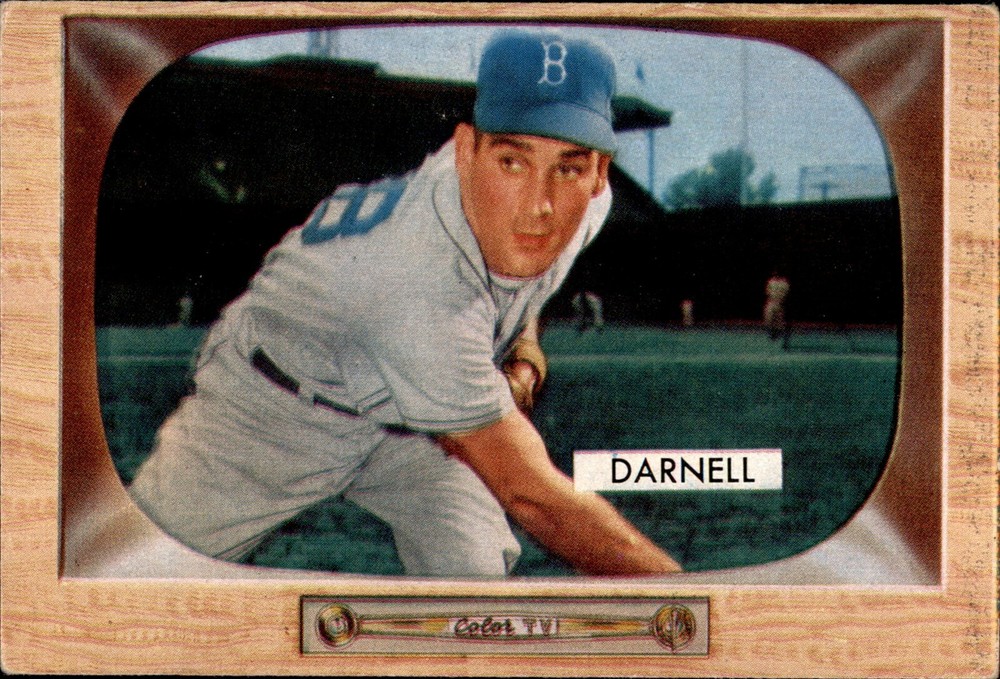 Bob Darnell 1955 Bowman #39 Dodgers Ex 64311
