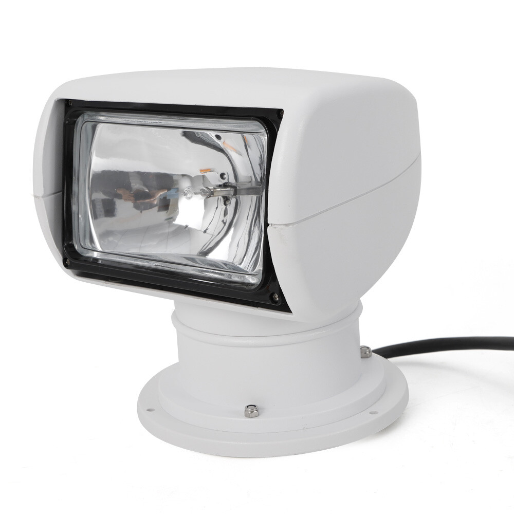 White Boat Searchlight Boat Spotlight 100W Remote Control Spotlights 110v