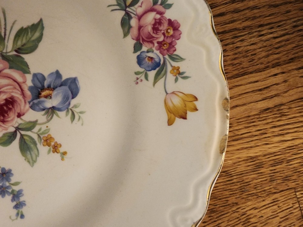 Scio Vintage 1940s 9 3/8" Dinner Plates