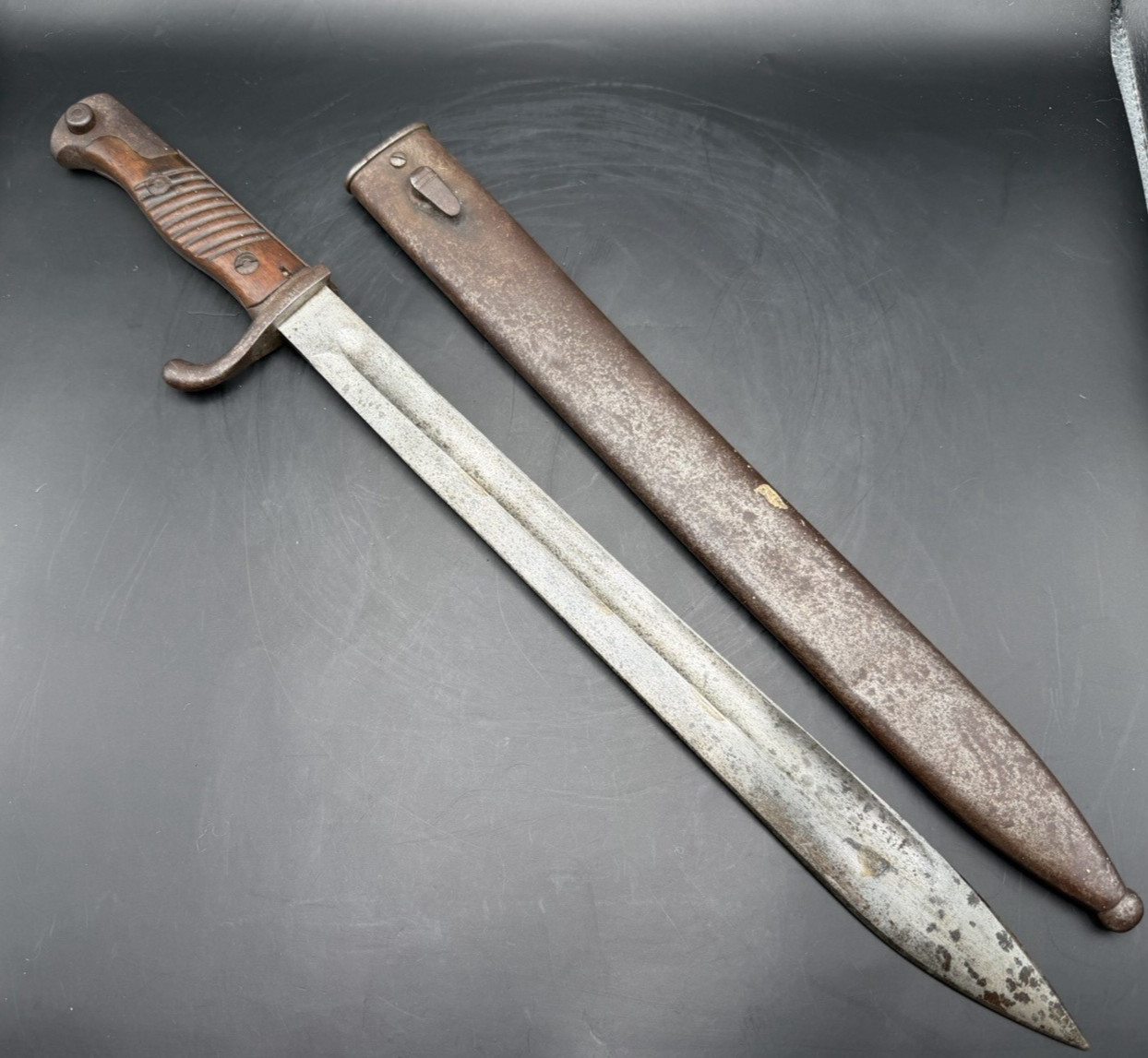WWI WW1 Imperial German M1898/05 Gewehr 98 Bayonet with Scabbard!