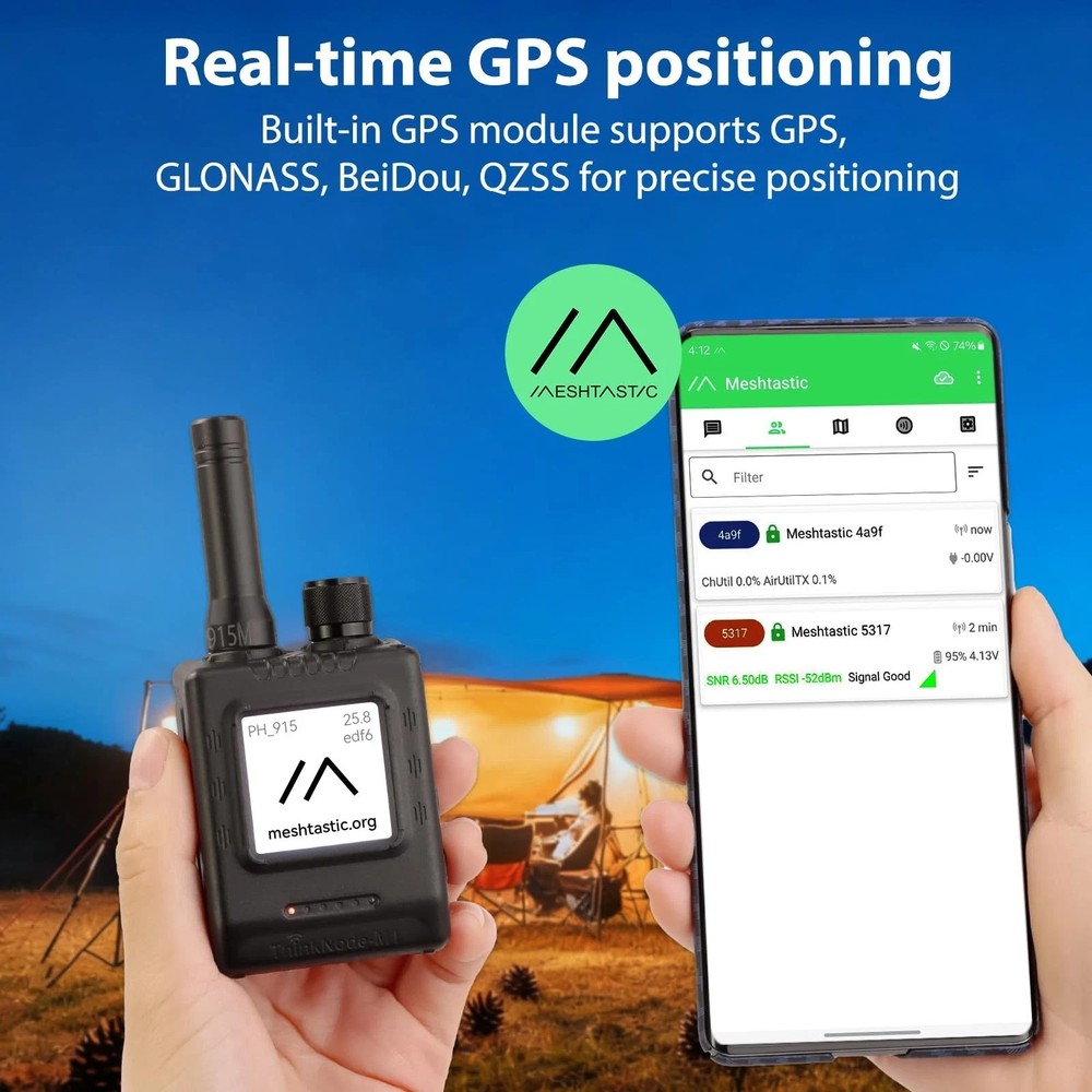 ThinkNode-M1 ELECROW LoRa Meshtastic Transceiver with GPS and nRF52840 - NEW