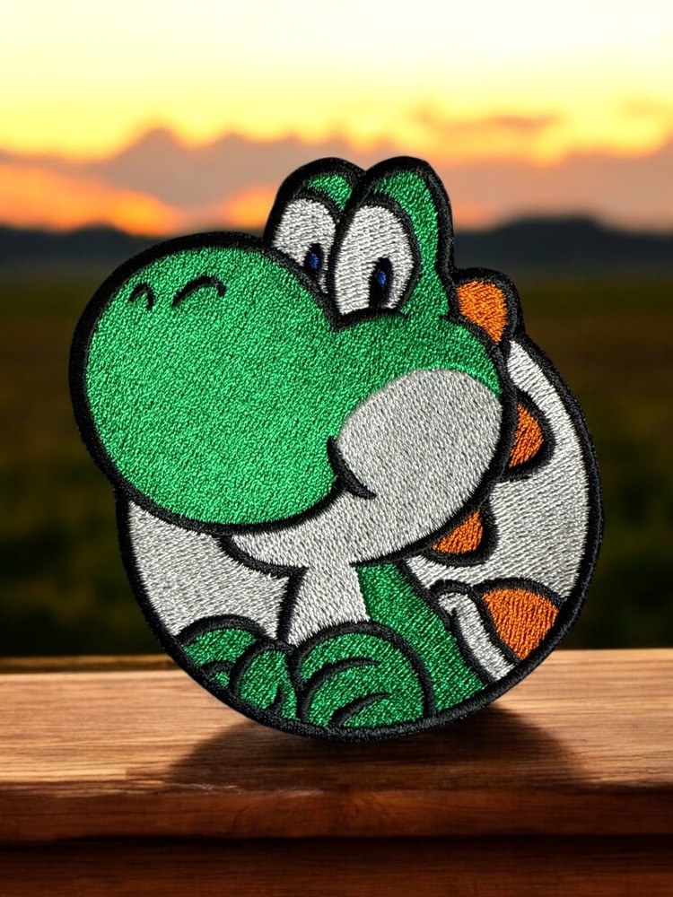 Yoshi Embroidery Patch multi sizes 3" - 6"