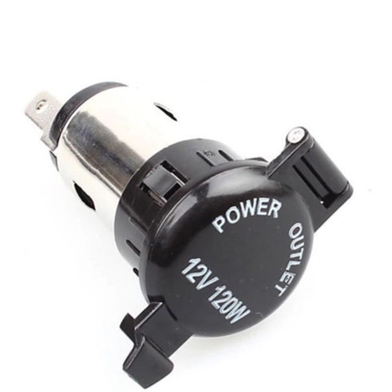Power Socket for Car and Motorcycle Suitable for GPS and Mobile Devices