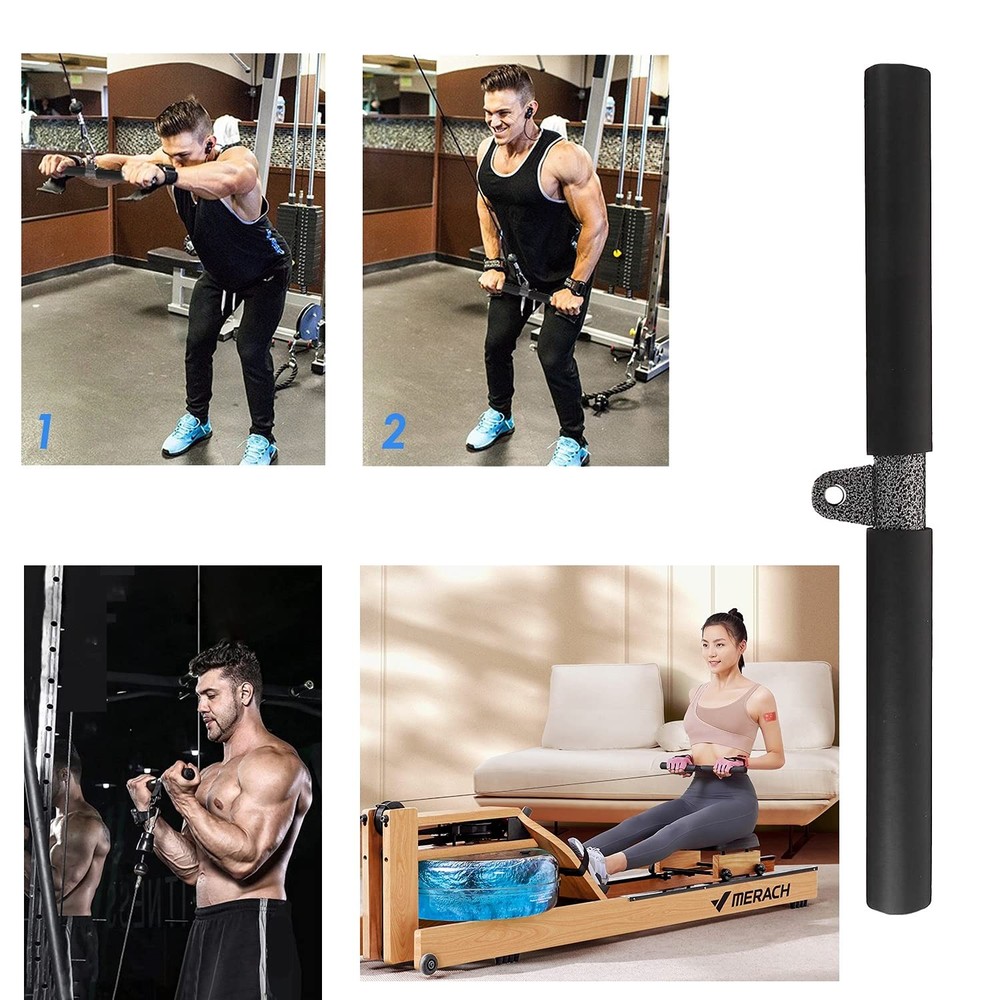 Pulldown Straight Bar for Cable Machine - Pull Down Bars Rowing Machine Handl...