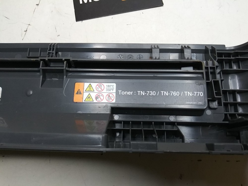 BROTHER MONOCHROMATIC LASER PRINTER FRONT COVER PANEL & FEED TRAY DOOR ASSEMBLY