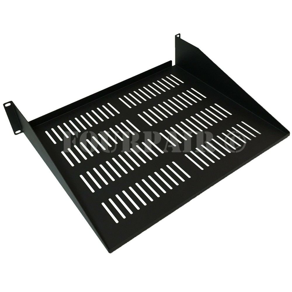 5 Pack - 19" 2U Cantilever Data Server Network Rack Mount Vented Shelf 15" Deep