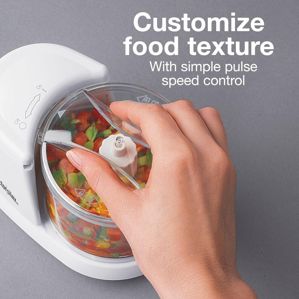 1.5 Cup Mini Food Processor Compact Chopper for Everyday Kitchen Prep