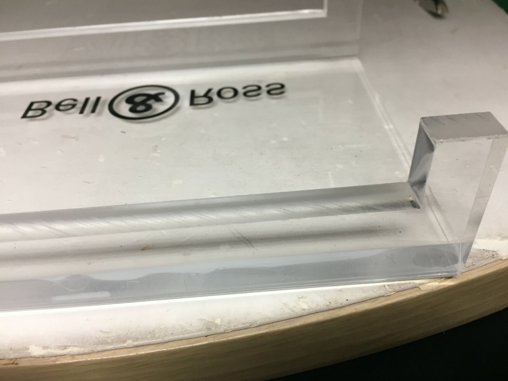 DECORATIVE ACRYLIC WATCH DISPLAY BASE BELL & ROSS