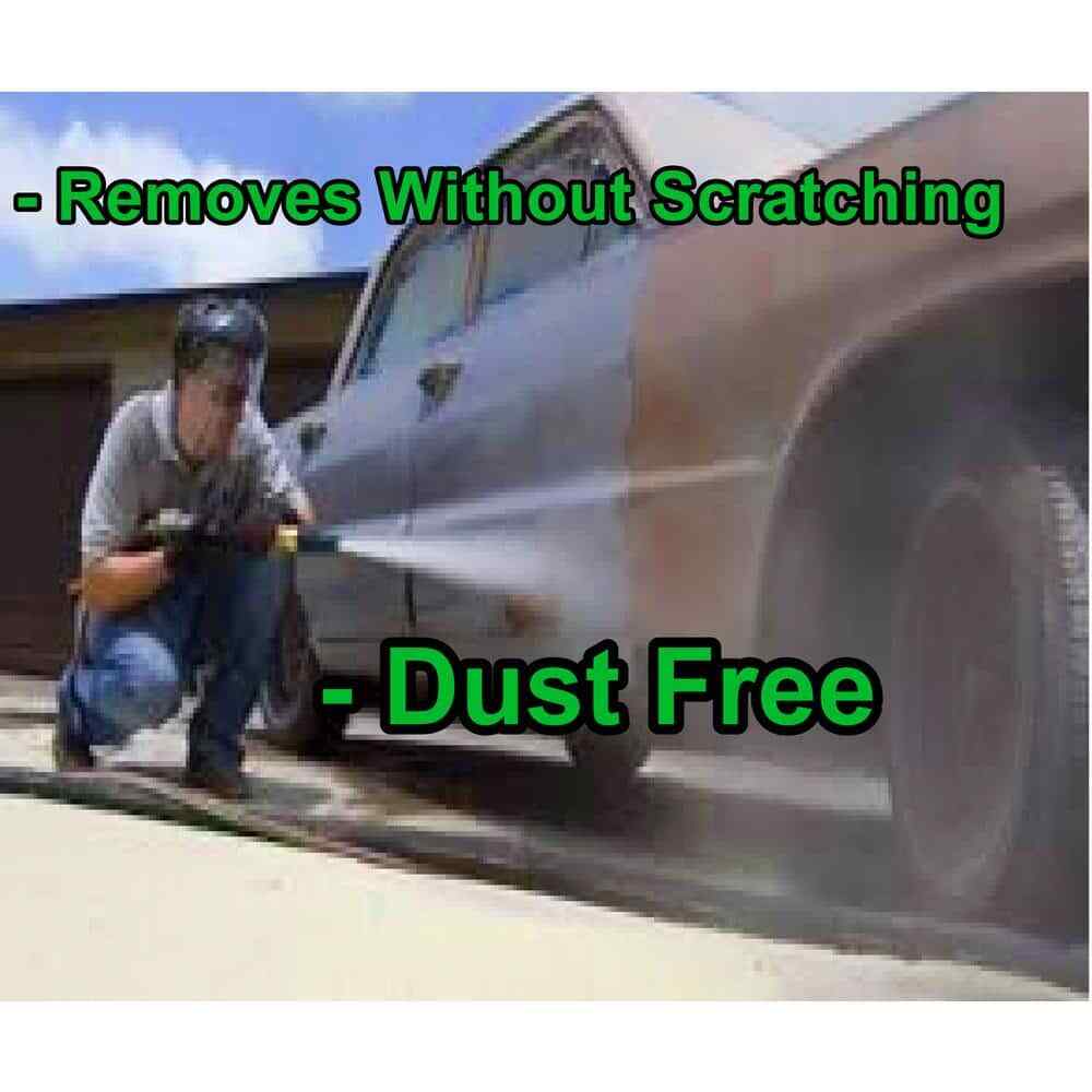Walnut Shell Sandblasting Grit 25lb Box Silica Free Scratch Free Surface Cleaner