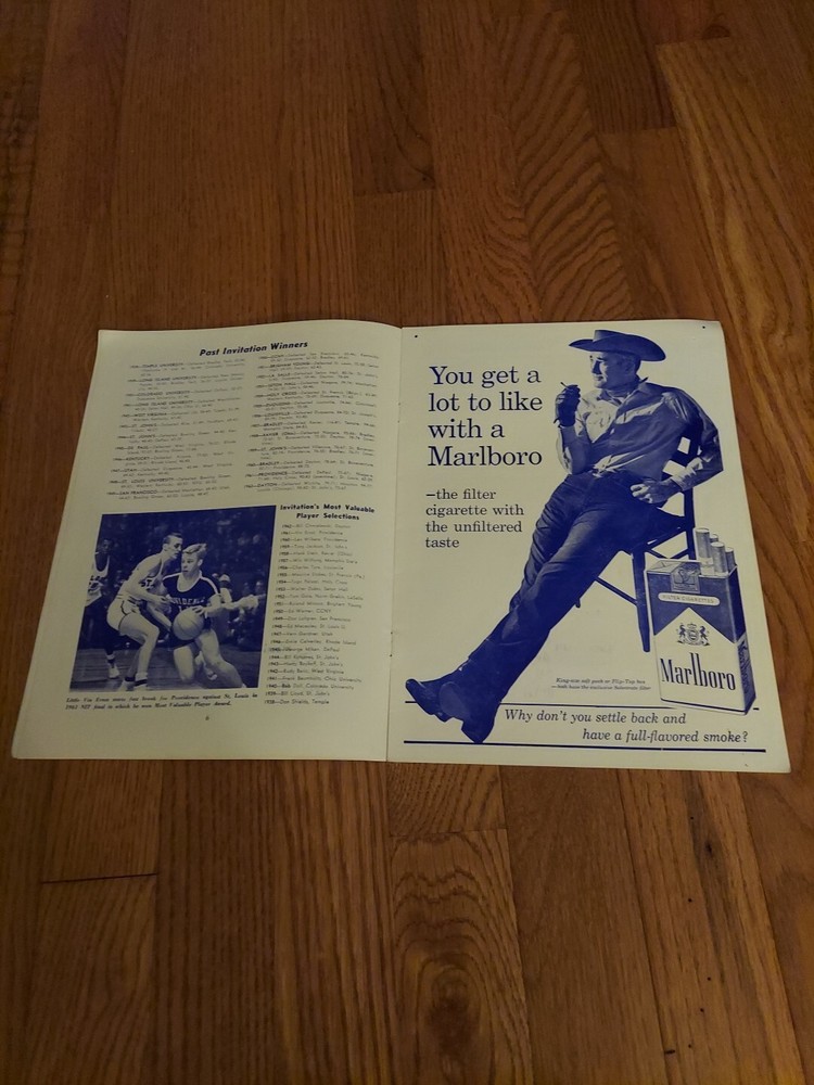 National Invitation Tournament 1963 Program Madison Square Garden