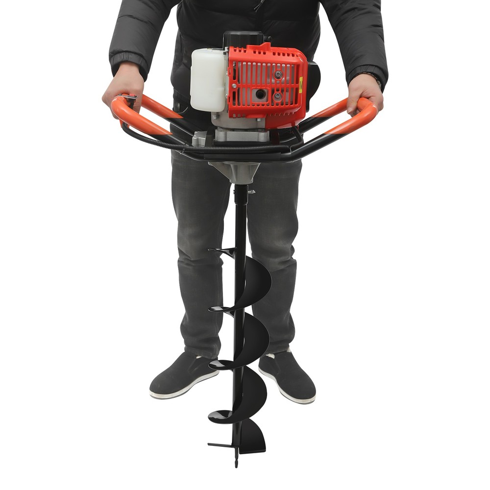 2.3HP Post Hole Digger Kit with 3 Drill Bits – Durable Earth Auger