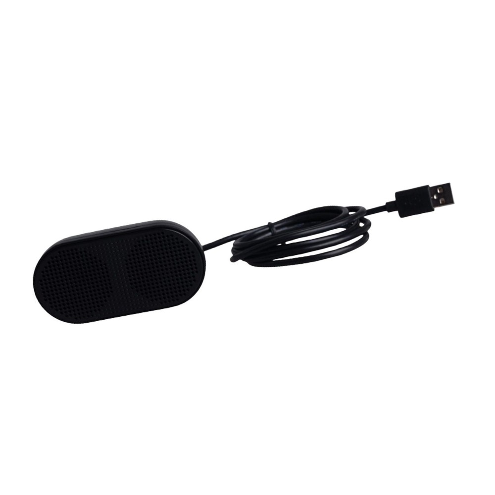Black USB Speaker 3D Surround Sound For Computer/Laptop/Notebook/PC/PS4