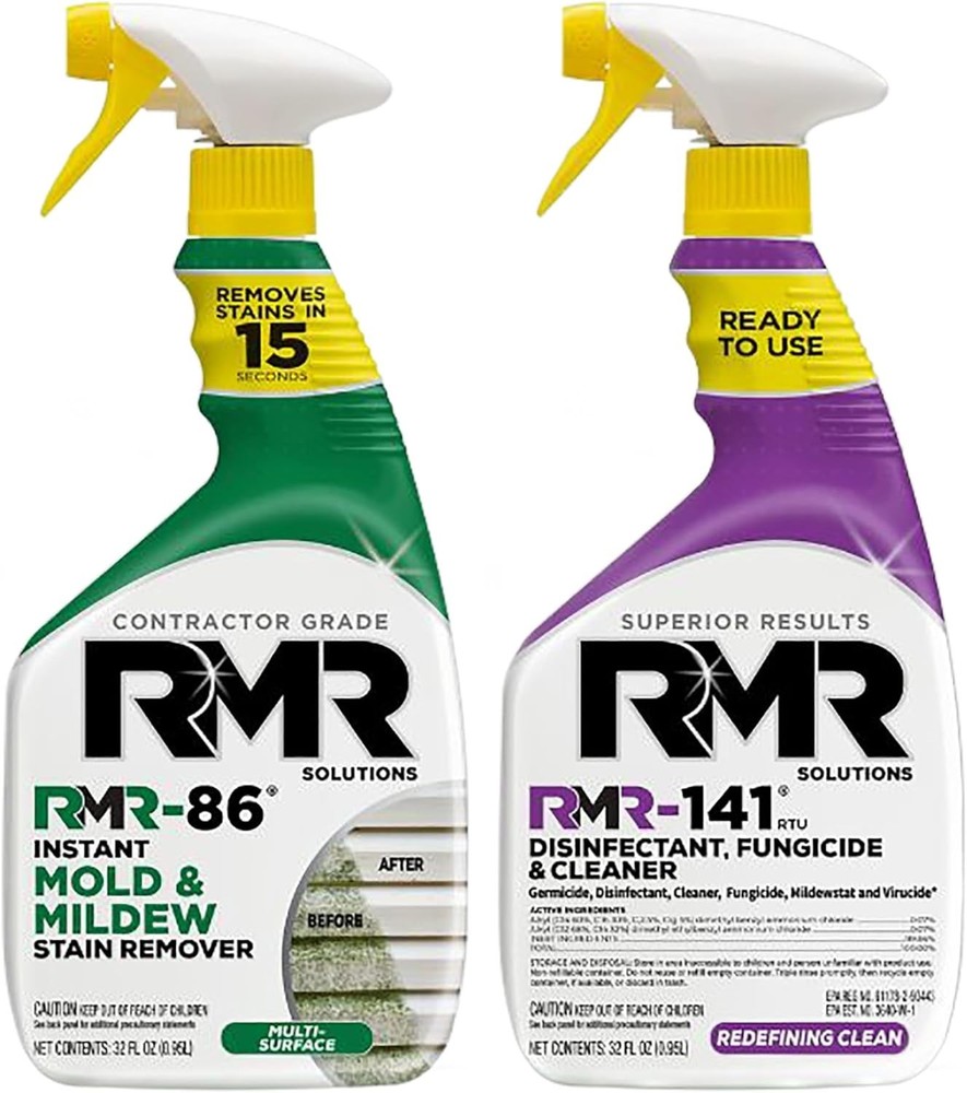 DIY Mold & Stain Remover Bundle, Complete Mold Killer & Mildew Prevention Kit...