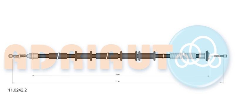 Cable Pull, parking brake ADRIAUTO 11.0242.2
