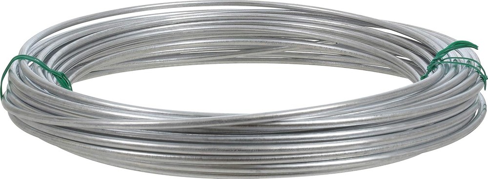 OOK 534800 Galvanized Solid Wire #9-50', Silver