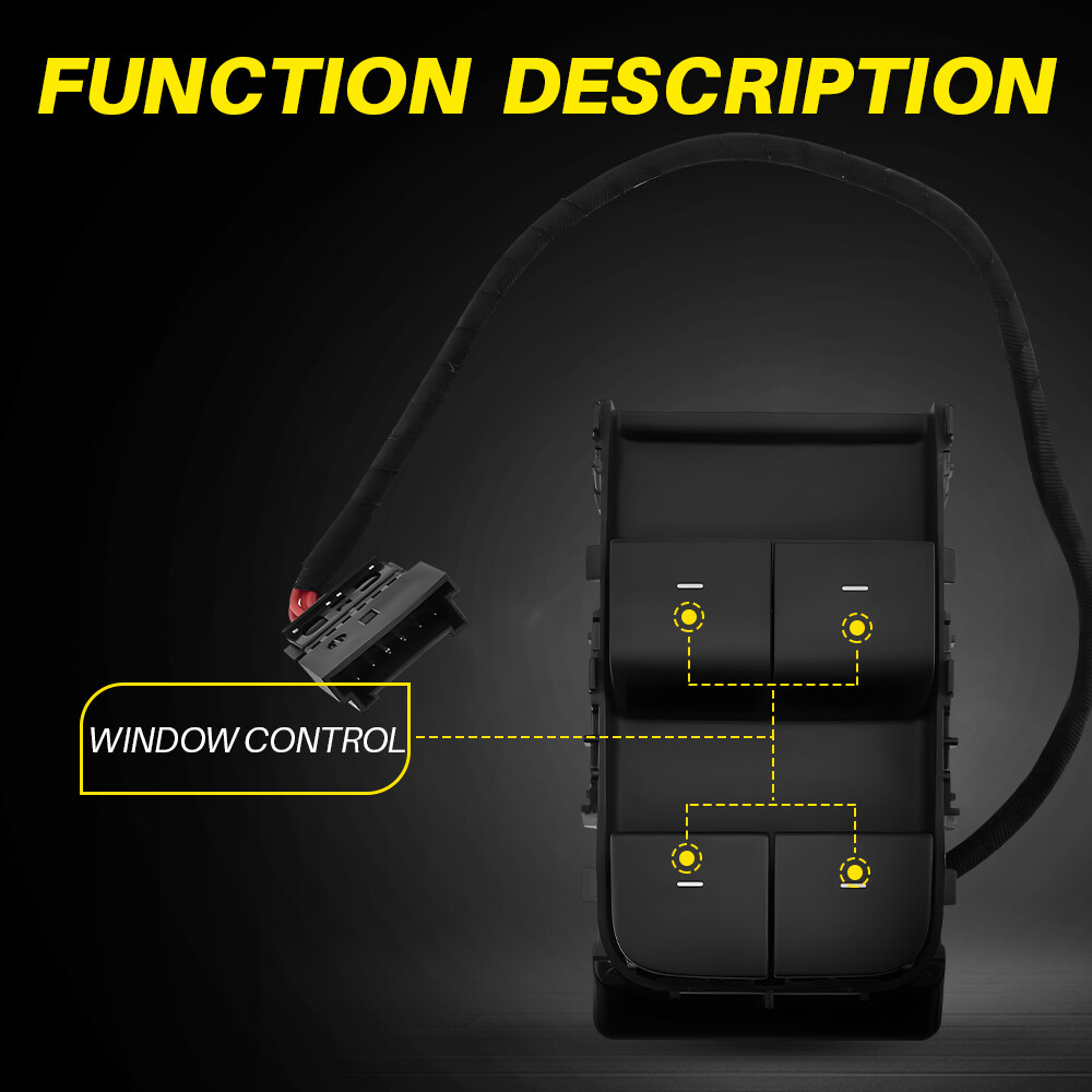Master Power Window Switch For 2017-2020 Tesla Model 3 M3 Front Left Driver Side