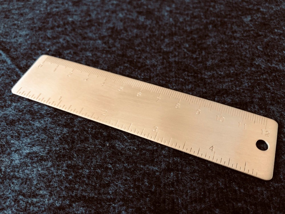 Brass Handmade Handicraft Tool Triangle Ruler Protractor Wallet Pen PRECISION OZ