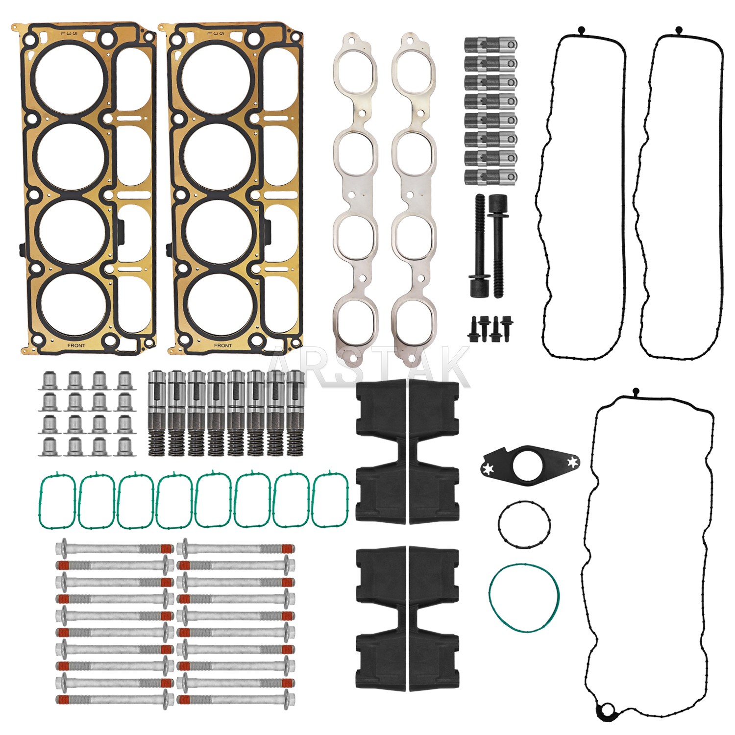 For 14-20 Chevrolet Tahoe GMC Yukon Sierra 5.3L Head Gasket Set Bolts Lifters