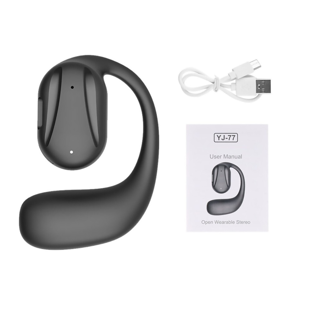 Bluetooth5.2 Earpiece Wireless Headset Noise Cancelling Earbuds for Android/IOS.
