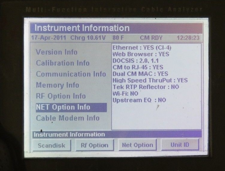 Trilithic 860DSP 860 DSP Multifunction Cable Analyzer DOCSIS 2.0