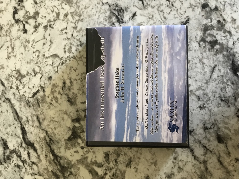 Tutoring Saxon Math 5/4 3rd Edition DVD